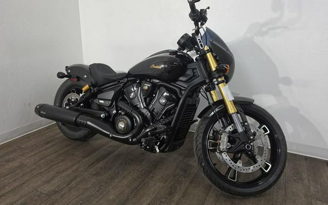 2026 Indian 101 Scout Black Crystal With Super Graphite