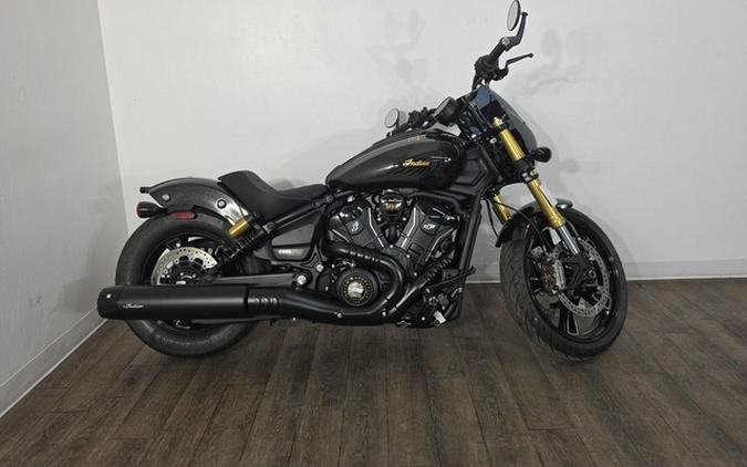 2026 Indian 101 Scout Black Crystal With Super Graphite