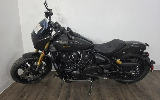 2026 Indian 101 Scout Black Crystal With Super Graphite