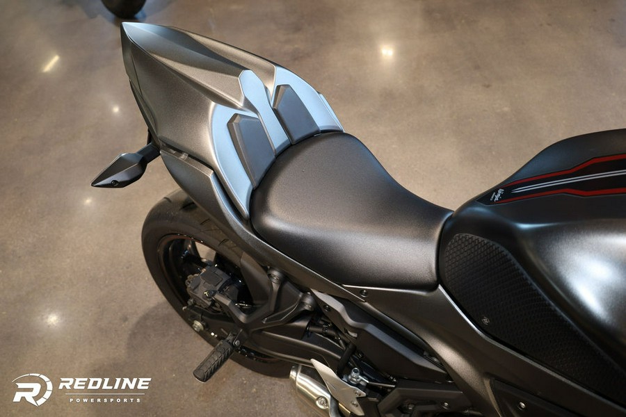 2022 Kawasaki Ninja® 650 ABS Metallic Matte Graphenesteel Gray