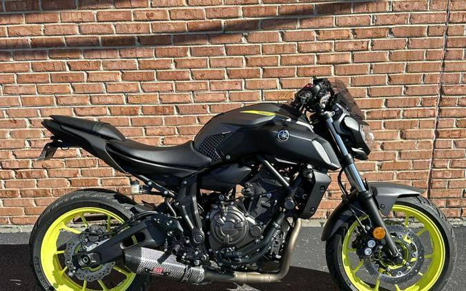 Used 2018 Yamaha MT-07