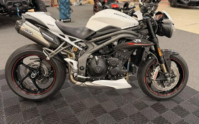 2019 Triumph Speed Triple RS Crystal White Metallic
