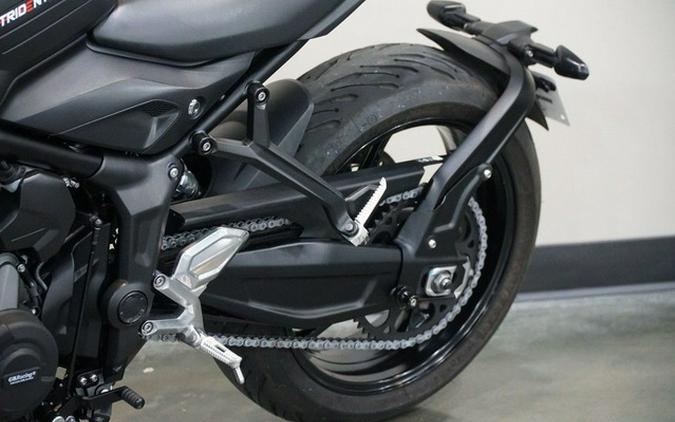 2023 Triumph Trident 660 Matte Baja Orange Matte Storm Grey