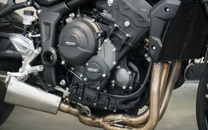 2023 Triumph Trident 660 Matte Baja Orange Matte Storm Grey