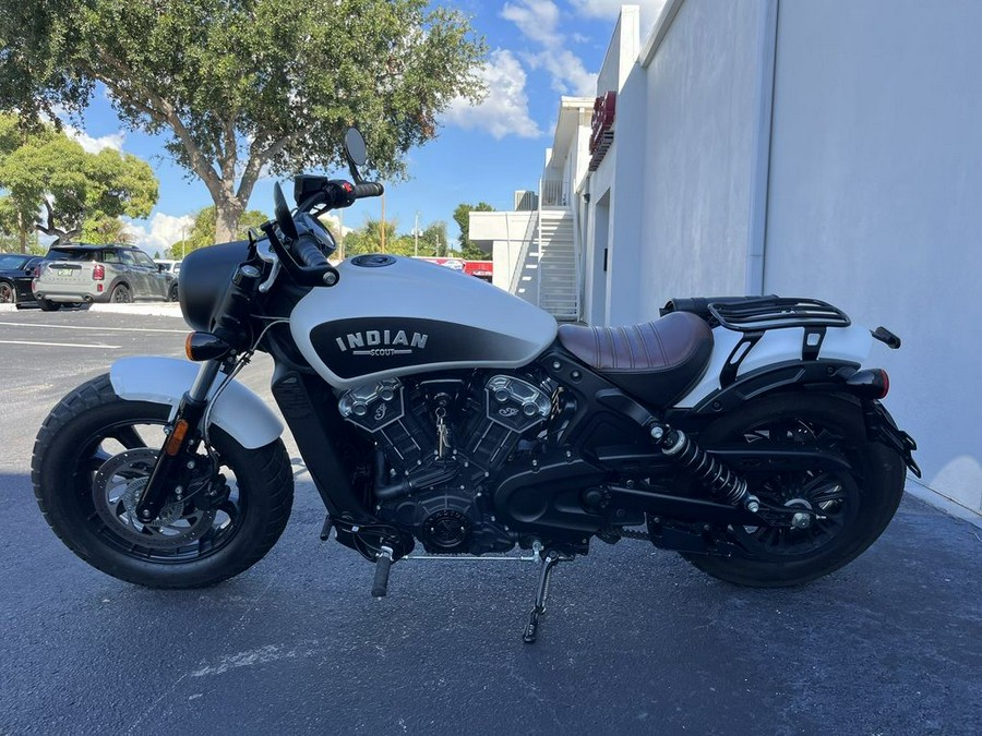 2019 Indian Motorcycle® Scout® Bobber ABS White Smoke