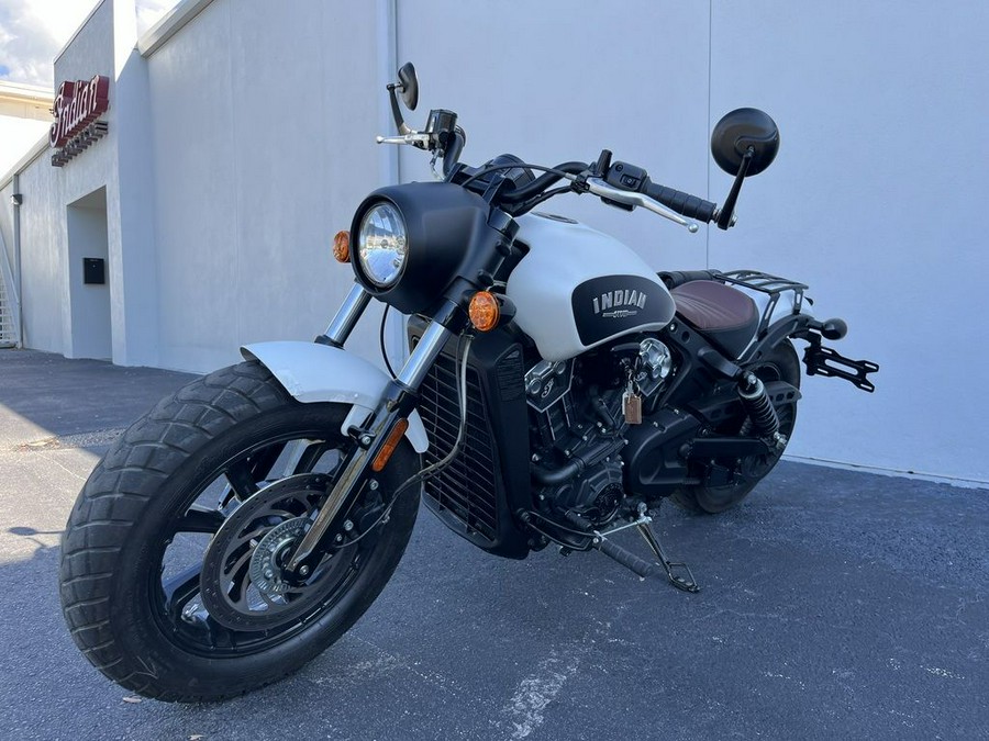 2019 Indian Motorcycle® Scout® Bobber ABS White Smoke