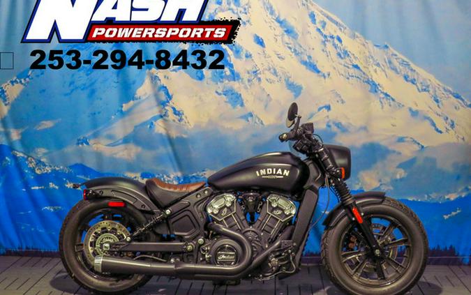 2022 Indian Scout Bobber ABS Black Smoke