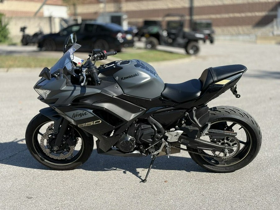 2024 Kawasaki Ninja 650 Metallic Matte Graphenesteel GrayEbony