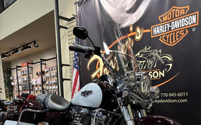 2021 Harley-Davidson® Road King® MIDNT CRIM/ STONE WASH WH P
