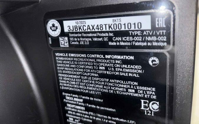 2026 Can-Am DEFENDER HD11 MAX XT BLACK