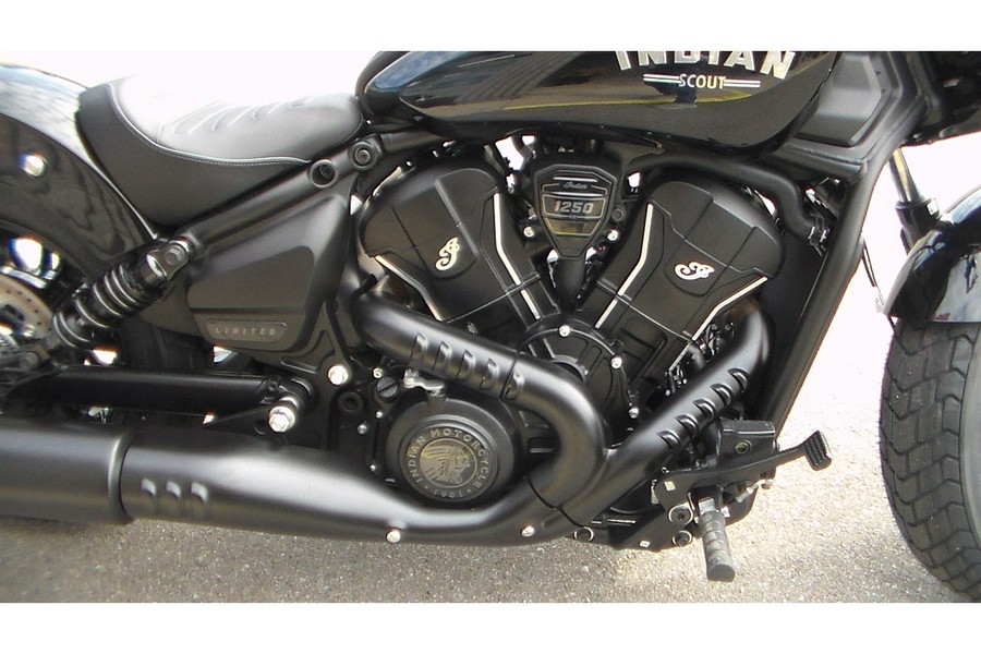 2025 Indian Motorcycle SCOUT BOBBER LTD, BLACK METALLIC 49ST Limited