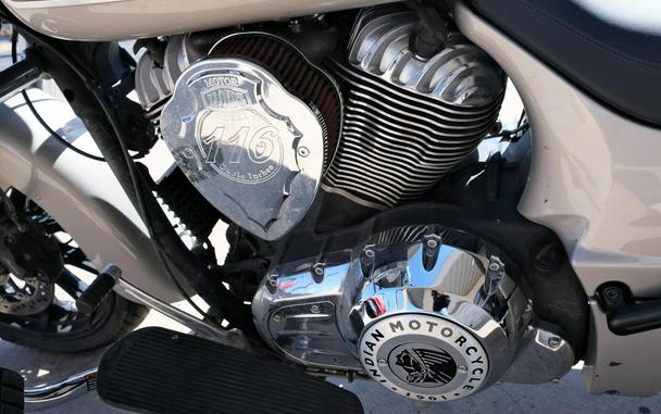 2022 INDIAN MOTORCYCLE CHIEFTAIN LIMITED SILVER QUARTZ MTLC 49ST