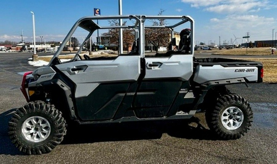 2025 Can-Am® Defender MAX X mr with Half-Doors HD10 Hyper Silver & Legion Red