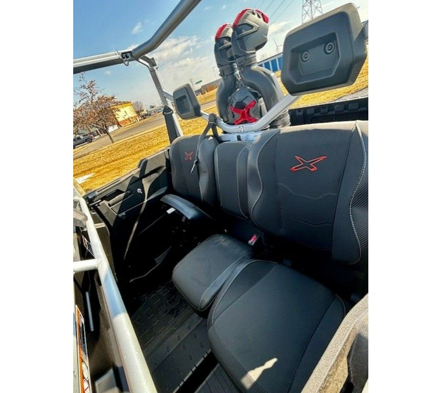 2025 Can-Am® Defender MAX X mr with Half-Doors HD10 Hyper Silver & Legion Red