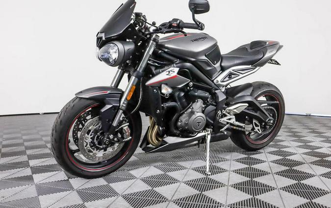 2018 Triumph Street Triple RS Matt Silver Ice