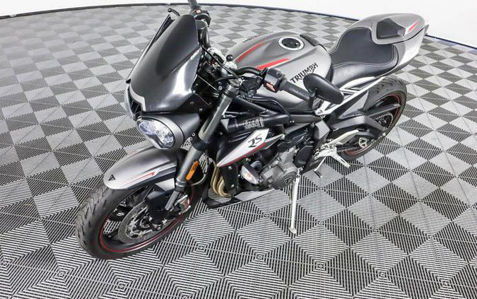 2018 Triumph Street Triple RS Matt Silver Ice