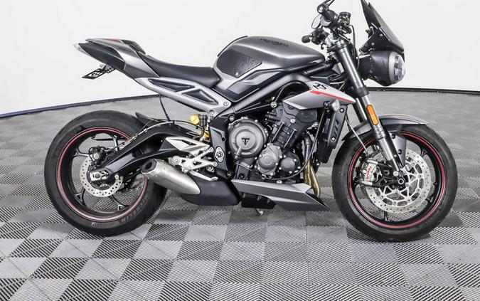 2018 Triumph Street Triple RS Matt Silver Ice