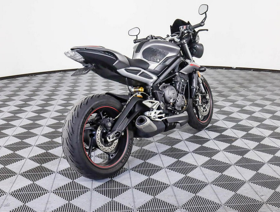 2018 Triumph Street Triple RS Matt Silver Ice