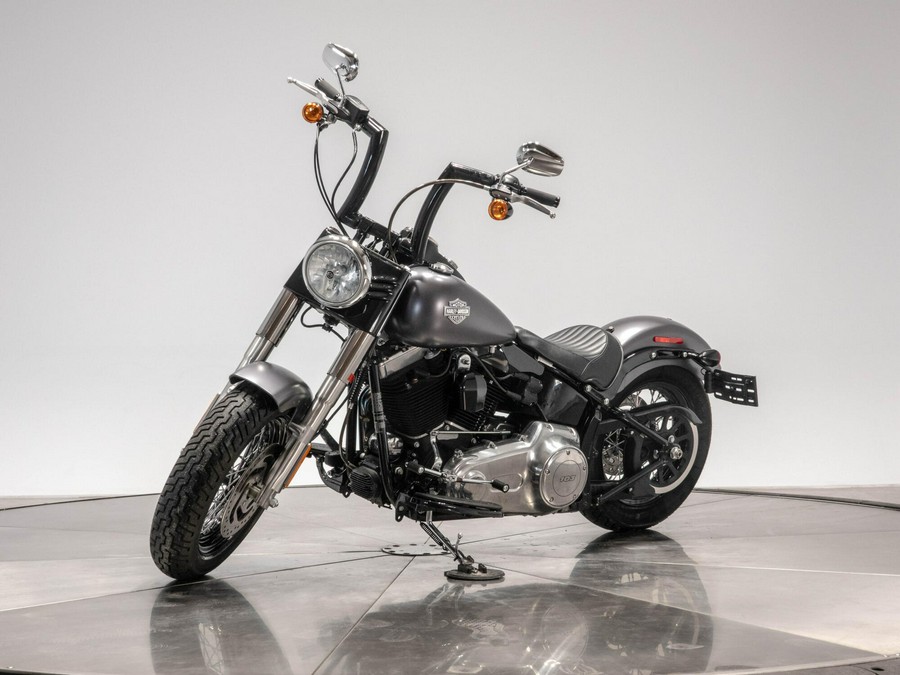 2015 HARLEY-DAVIDSON FLS SLIM in Charcoal Satin