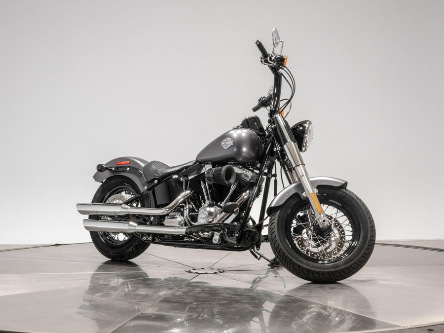 2015 HARLEY-DAVIDSON FLS SLIM in Charcoal Satin