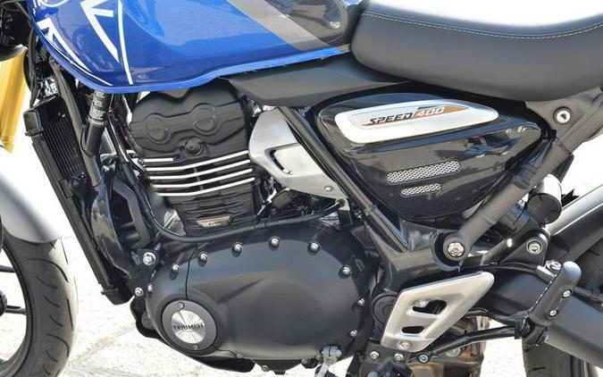 2024 Triumph Speed 400 Caspian Blue / Storm Grey