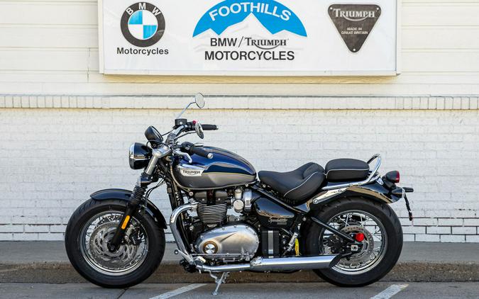 2024 Triumph Bonneville Speedmaster Pacific Blue/Silver Ice