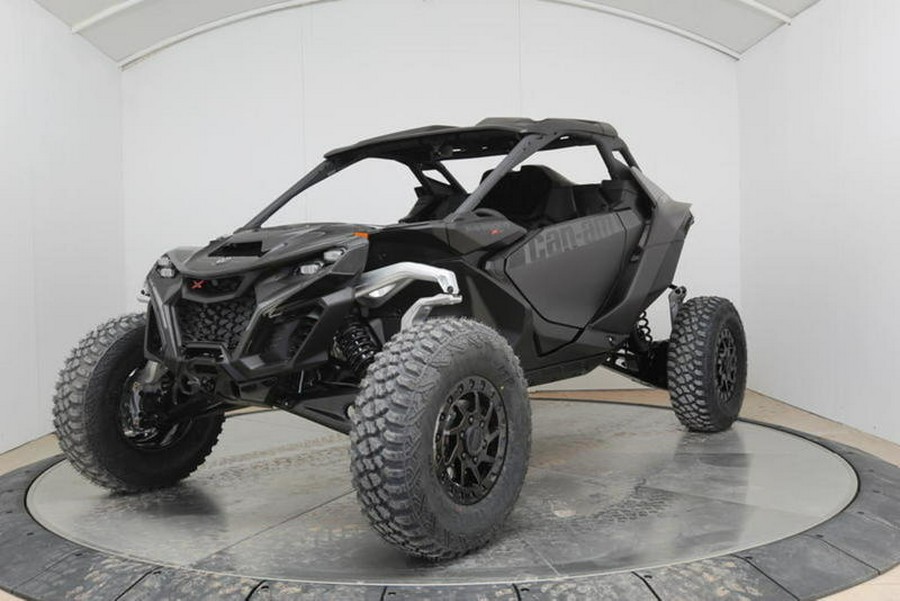 2024 Can-Am® Maverick R X RS with Smart-Shox Triple Black