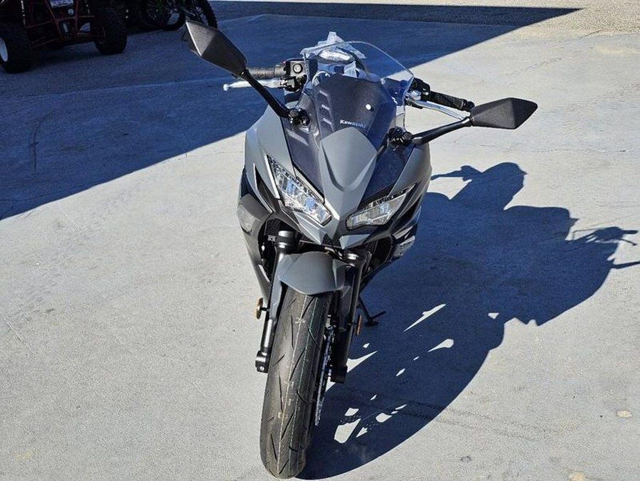 2024 Kawasaki Ninja® 650 ABS Metallic Matte Dark Gray/Metallic Spark Black