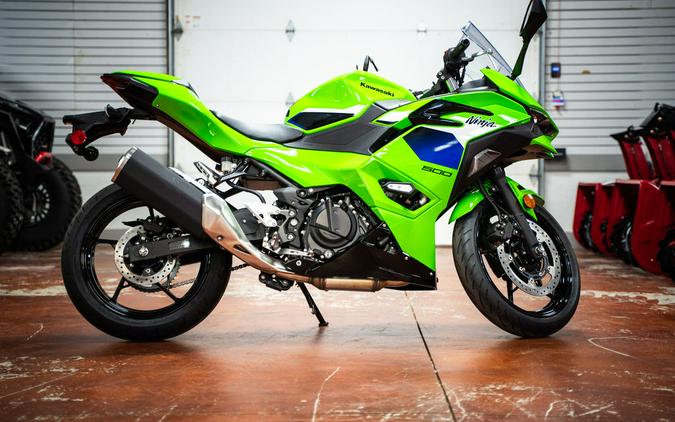 2026 Kawasaki Ninja® 500 ABS Metallic Matte Twilight Blue