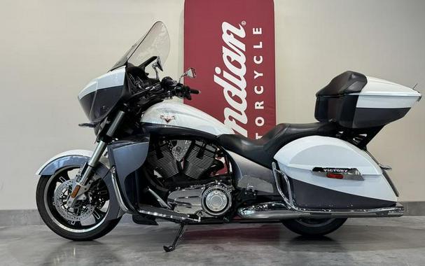 2015 Victory Motorcycles® Cross Country Tour® Two-Tone White Pearl and Gray