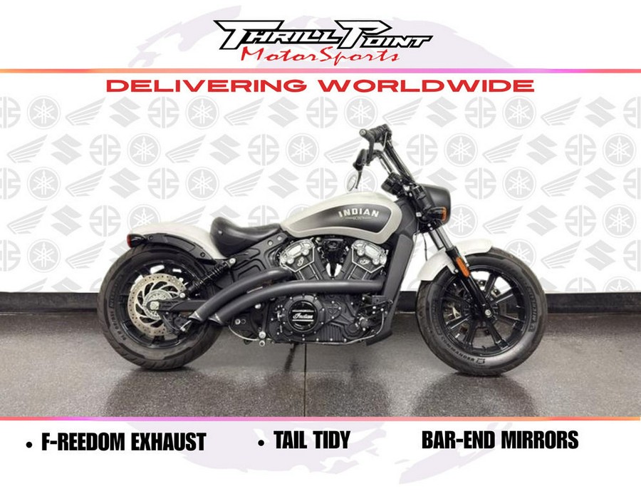 2019 Indian Motorcycle® Scout® Bobber ABS White Smoke