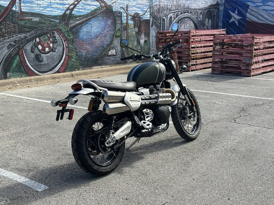2023 Triumph Scrambler 1200 XC Matte Khaki Green Matte Jet Black XC (Euro 5A)
