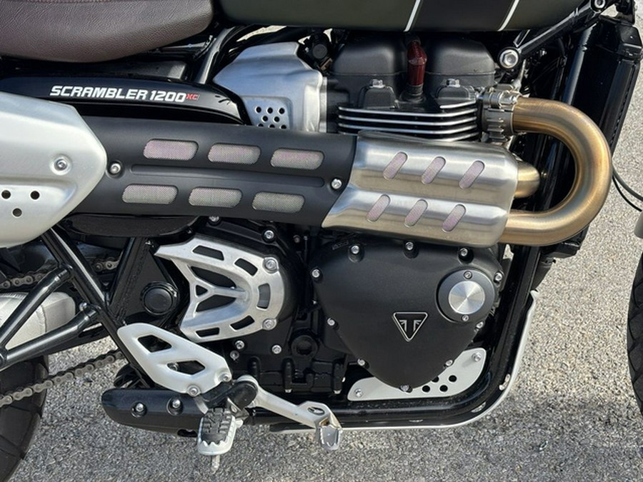 2023 Triumph Scrambler 1200 XC Matte Khaki Green Matte Jet Black XC (Euro 5A)