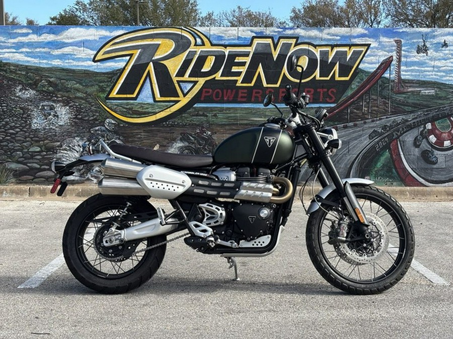 2023 Triumph Scrambler 1200 XC Matte Khaki Green Matte Jet Black XC (Euro 5A)
