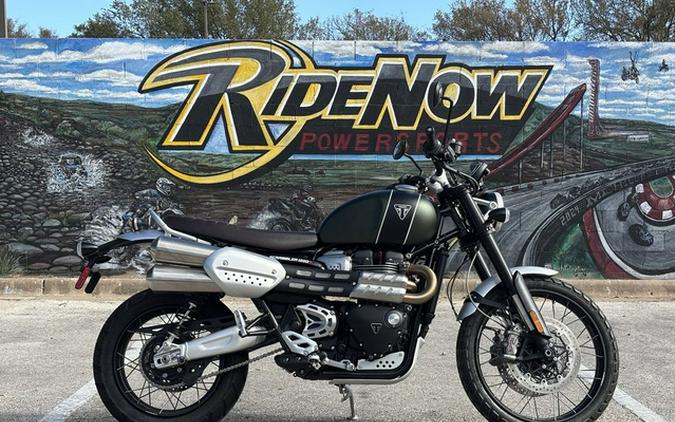 2023 Triumph Scrambler 1200 XC Matte Khaki Green Matte Jet Black XC (Euro 5A)