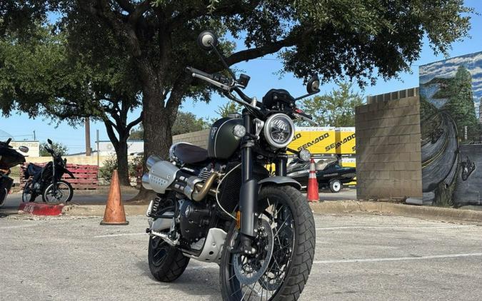 2023 Triumph Scrambler 1200 XC Matte Khaki Green Matte Jet Black XC (Euro 5A)