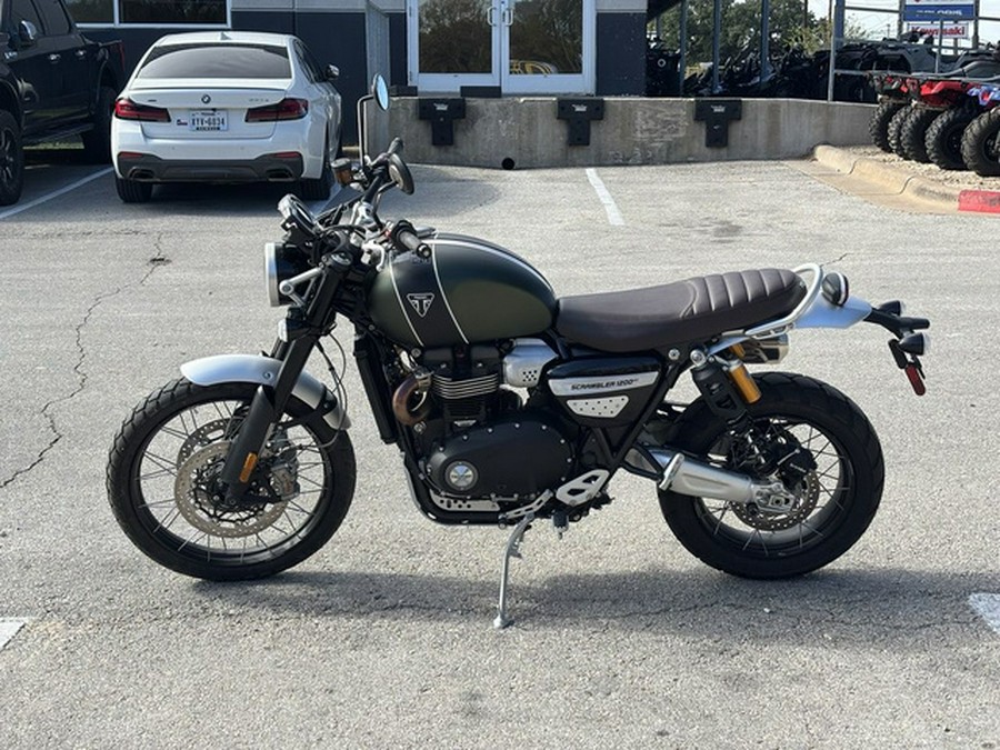 2023 Triumph Scrambler 1200 XC Matte Khaki Green Matte Jet Black XC (Euro 5A)