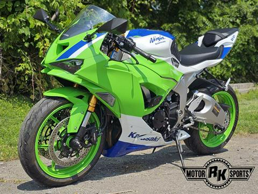2024 Kawasaki Ninja ZX-6R 40th Anniversary Edition ABS