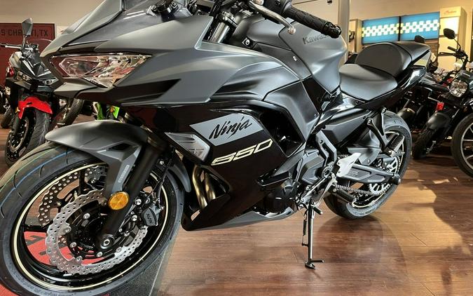 2024 Kawasaki Ninja® 650 ABS Metallic Matte Dark Gray/Metallic Spark Black