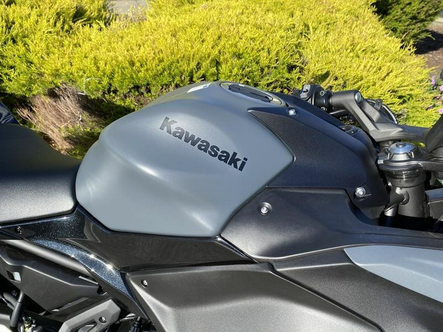 2024 Kawasaki Ninja® 650 Metallic Matte Dark Gray/Metallic Spark Black