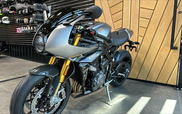 2025 Triumph Speed Triple 1200 RR Breitling Edition Storm Grey