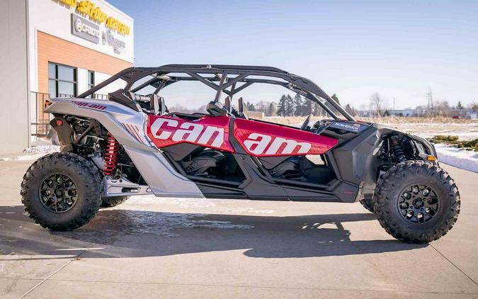 2025 Can-Am® Maverick X3 MAX DS Turbo RR Fiery Red & Hyper Silver