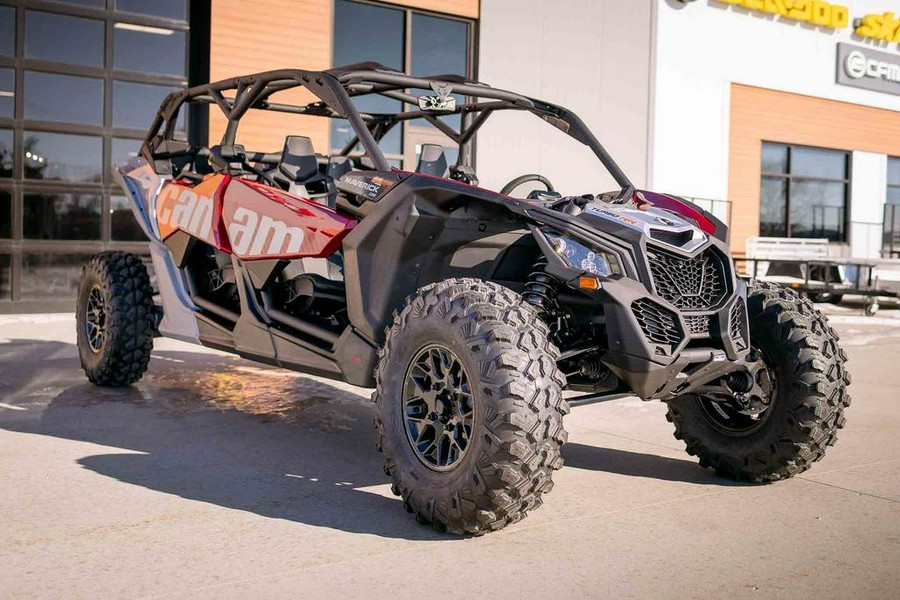 2025 Can-Am® Maverick X3 MAX DS Turbo RR Fiery Red & Hyper Silver