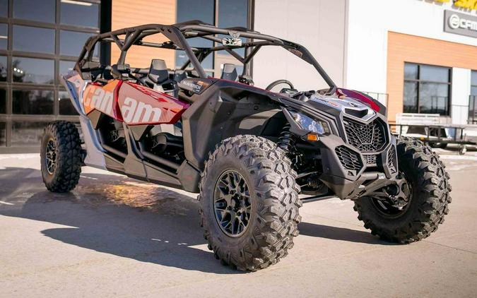 2025 Can-Am® Maverick X3 MAX DS Turbo RR Fiery Red & Hyper Silver
