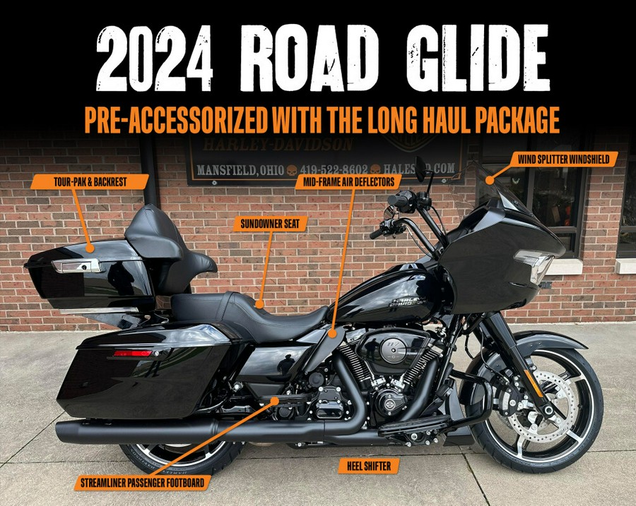 2024 Harley-Davidson Road Glide FLTRX with Long-Haul Package & Tour Pak