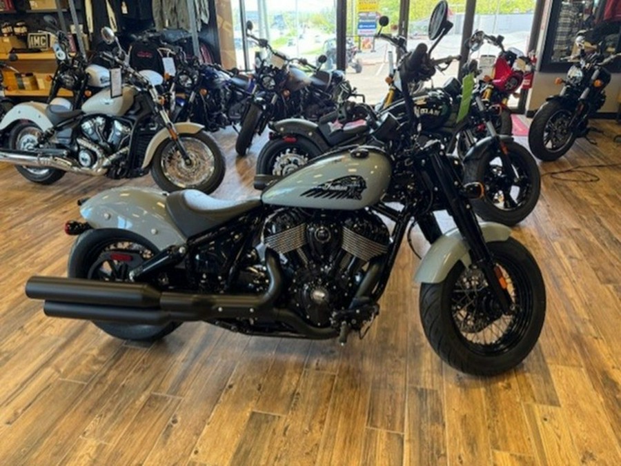 2025 Indian Chief Bobber Dark Horse Storm Gray