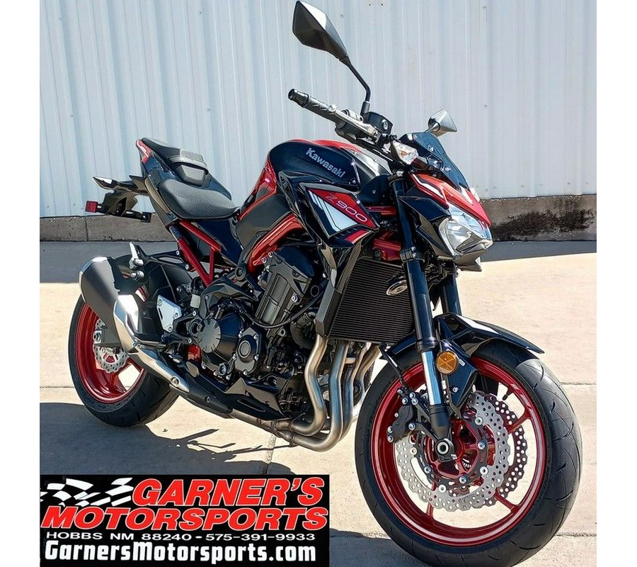 2024 Kawasaki Z900 ABS Candy Persimmon Red/Ebony