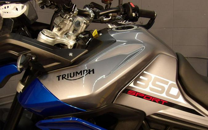 2022 Triumph Tiger 850 Sport Graphite Caspian Blue