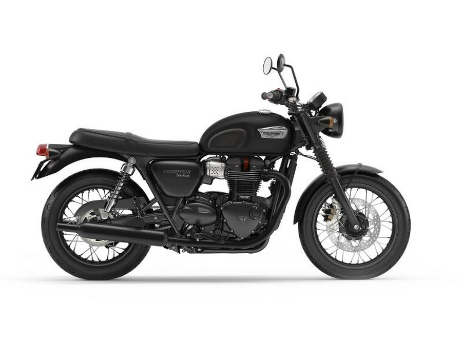 2020 Triumph Bonneville T100 Black Matte Irostone/Matte Black