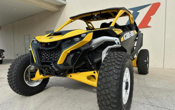 2024 Can-Am® Maverick R X RS with Smart-Shox Carbon Black & Neo Yellow